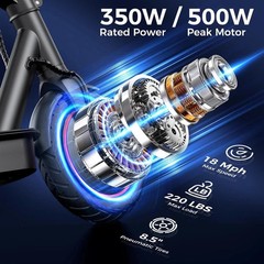 Electric Scooters – 500W/1000W/1500W Adult Electric Scooter, 18/25/28 MPH Top Sp