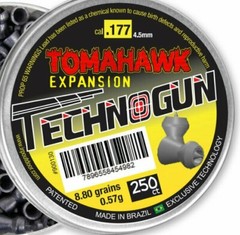 Technogun TOMAHAWK 250 Count TERMINATOR HOLLOW POINT 4.5mm .177 Caliber Pellets