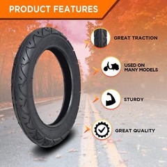 12-1/2»x2-1/4» (57-203/62-203) Rubber Tire Fits Razor Pocket Mod Series