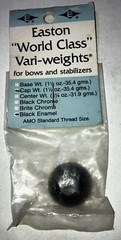 VINTAGE Easton World Class Stabilizer Vari-Weight Black Enamel CAP Weight 1.5oz
