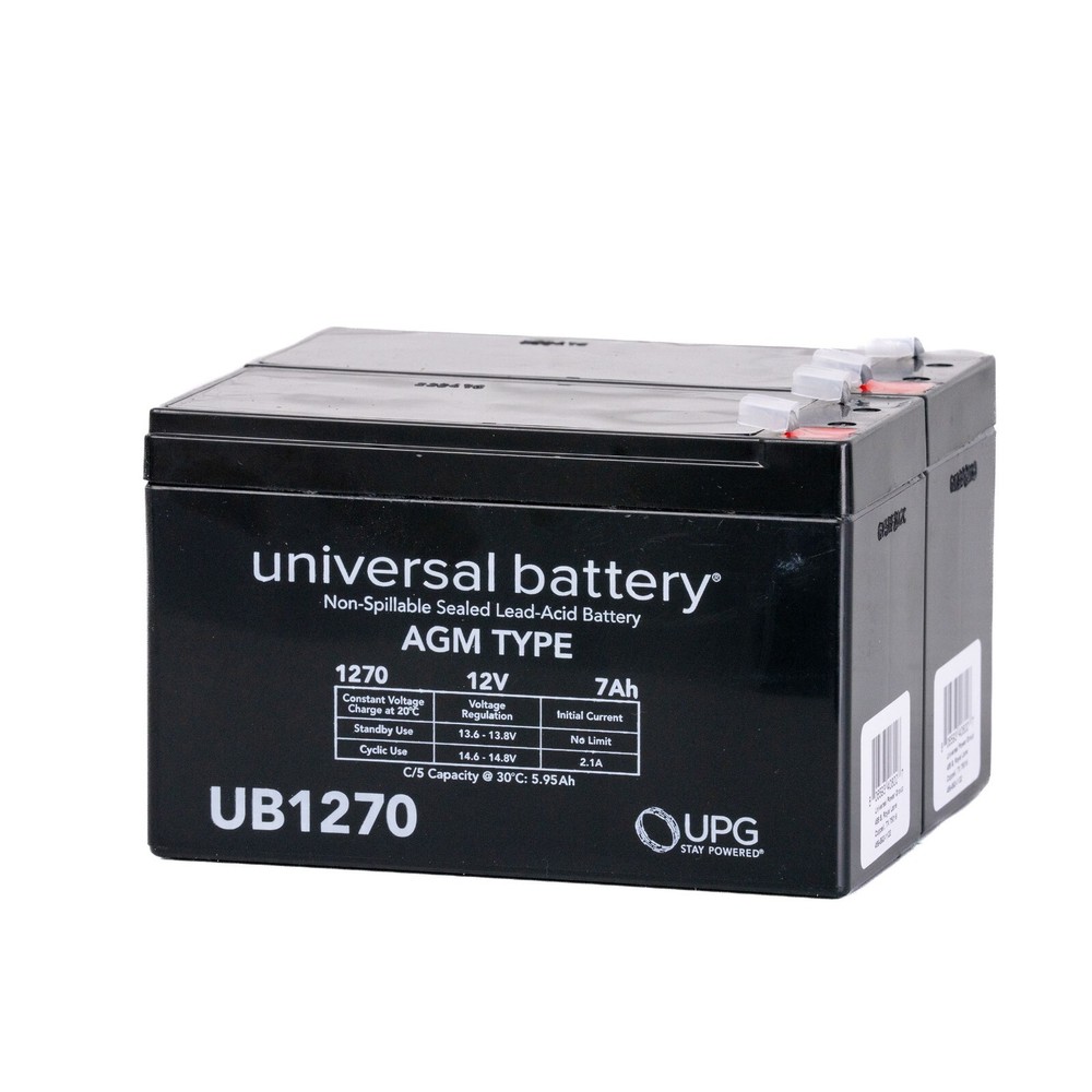 24 Volt SLA Rechargeable Battery Packs, Electric Scooters and Ride-On Toys, 7 Ah
