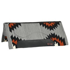 HILASON 34×32 In Western Horse Saddle Blanket Wool Pad Grey