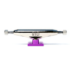 Delidecks Trux Hex Hybrid Fingerboard Trucks Purple Silver 36mm