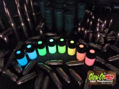 Glow-On AQUA Glow Paint For Gun Sights, Fishing Lures 2.3 ml vial, Bright!