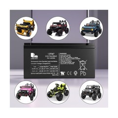 24v 7ah Battery for Ride on Toys car utv 12fm7 20hr 24 Volt Valve Regulated S…