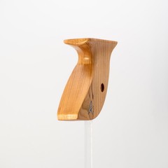 Rune Onyx, premium wood grip for recurve bow, barebow, olympic
