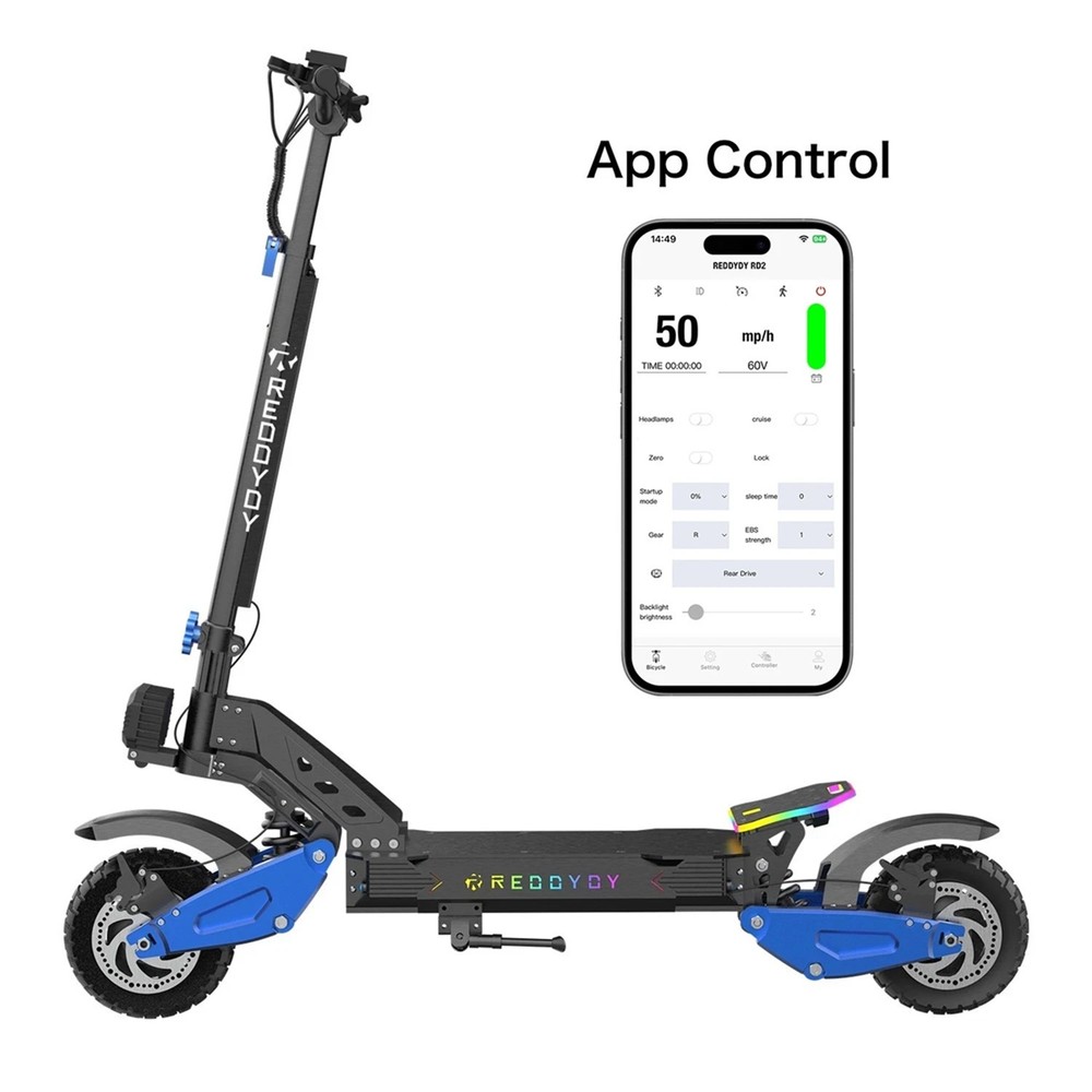 NFC Electric Scooter 2*2500W Dual Motor 50MPH 55Miles 60V 25Ah Off-Road US 5000W