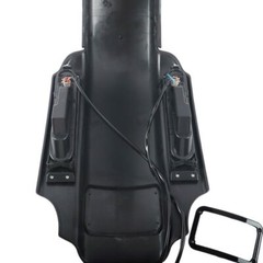 For 1993-2008 Harley Touring CVO 4» Stretched Extended LED Rear Fender No Block