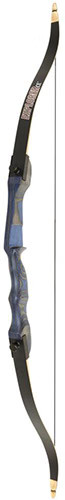 October Mountain Explorer CE Recurve Bow Blue 54 in. 20 lbs. LH