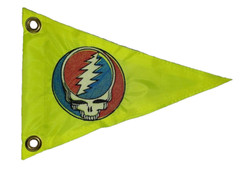 Custom Grateful Dead Stealie Triangle Safety Flag Burgee SAILBOAT KAYAK trike