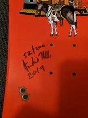 Frankie Hill Rare Double Signed House of Hill Skateboard Red Shaped Deck 2019