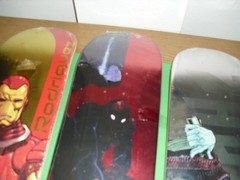 3 Primitive Möebius Skateboard Deck all NEW SEALED! Punisher Spider-Man Iron Man