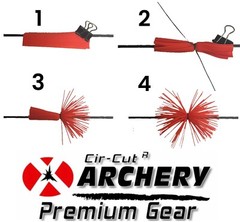 BOW STRING SILENCERS 4 Pc Black Archery STOPS VIBRATION TWANG & UNWANTED NOISE
