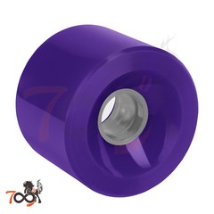 Cal 7 60mm 83A Cruiser Skateboard Purple Wheels (4 Pcs) + ABEC-7 Bearings
