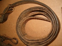 Vintage Leather Horse Harness Straps and Hardware Pieces Tack Equipment