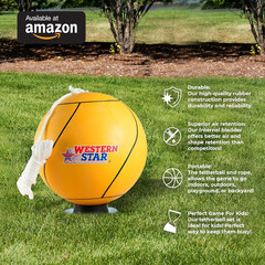 Tetherball Game Set – Classic and Original – Soft-Touch Tether Ball with 2 Durab