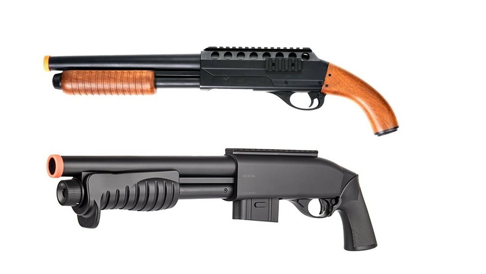Combo Deal Special Double Eagle M47C & M401 Pump Action Airsoft Shotgun –