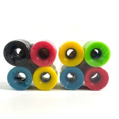 Rainbow Penny Board Skateboard Wheels 2 Packs Of 4 Multi-Color New Sealed Penny