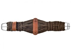 Showman Brown Cotton Blend Double Weave String Roper Girth