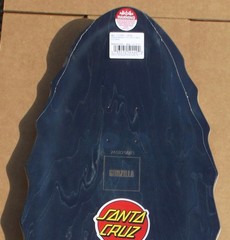 SANTA CRUZ X GODZILLA «GODZILLA DESTROYER» SHAPED SKATEBOARD DECK RARE