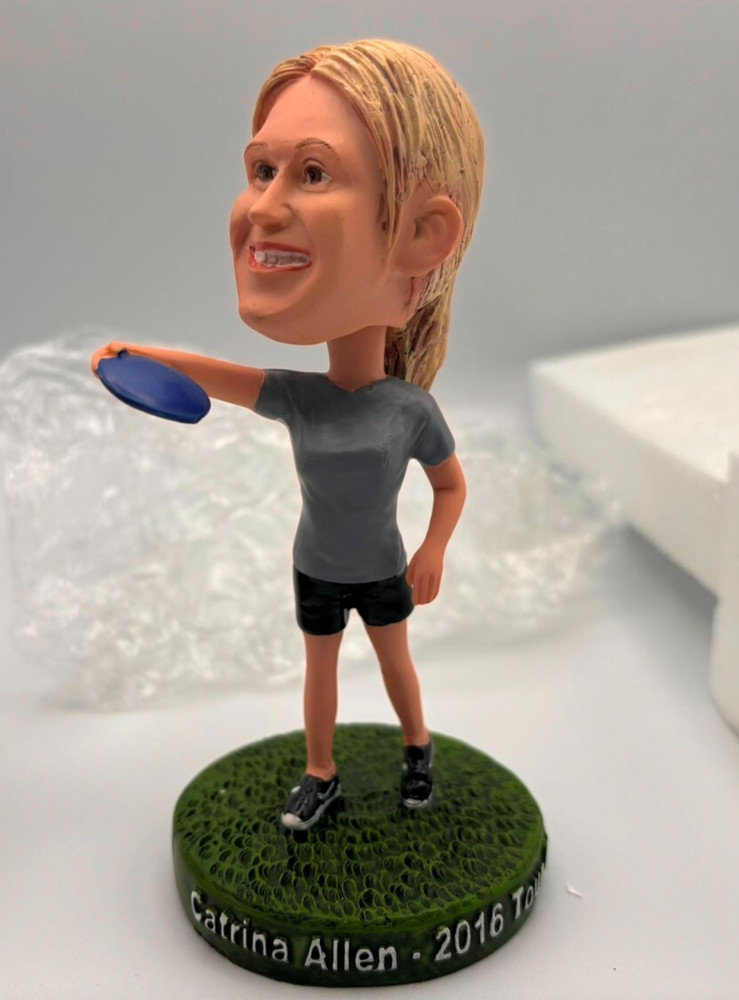 2016 Bobblehead Catrina Allen (New in Box) Disc Golf Innova Bobble Discraft