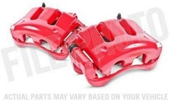 Power Stop S5054 Front Pair of High-Temp Red Powder Coated Calipers For 2007 – 2