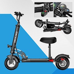 800W Motor 27MPH 35 Mile Q2 Adult Electric Scooter with Seat 48V 13AH Foldable