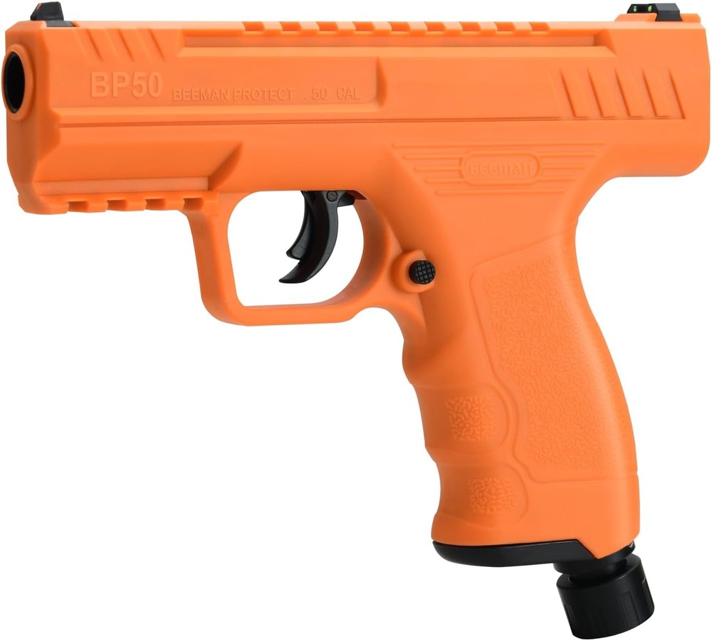 Beeman Protect BP50 Orange Projectile Launcher CO2 Powered Air Pistol, Orange
