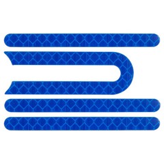 Brand New Reflective Stickers Electric Scooter 7.5cm Length Accessories