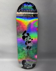 Kickstradomis Drippy Willie Skateboard Deck Holographic Rainbow 4/5 Stay Drippin