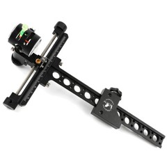 Compound Bow Sight Archery 4X lens 0.059″ Fiber Optic Pin Micro Adjust Hunting