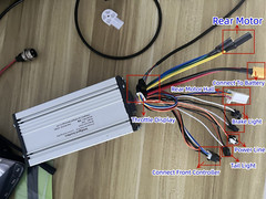 Geofought Molo 5 72V 45A 50A Electric Scooter Controller Display Throttle G14 R8