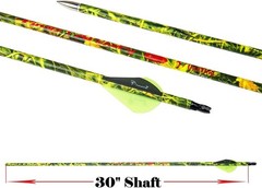 12PCS Camo Carbon Arrows for Hunting Practice
