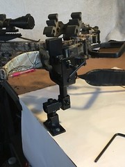 Suregrip (TM) Pro Archery Bow Vise…..Fits new wide limb bows..X-Y-Z axis…360*