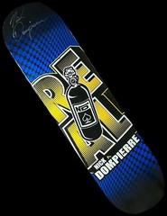 RARE SIGNED Nick Dompierre Nitrous Oxide NOS Real Skateboard Deck Vintage NEW