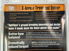 Tight Spot 3 Arrow Tree Stand Quiver #TS3BLK-L Left Handed LH New in Package
