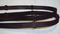 DOVER CIRCUIT Bridle & Bit – PADDED – 2-Tone Black & White – GREAT FREE Reins