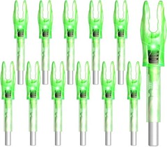 6/12PCS G Lighted Nocks for Arrows with .165 .204 .233 .244 .246 Inside Diame…