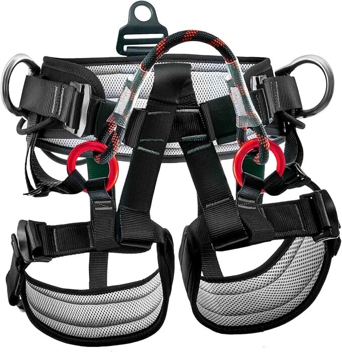 Climbing Belts, Thicken Professional Large Size Safety Seat Belts for Tree Climb