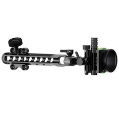 5Pin Archery Sight Compound Bow 4X 6X 8X Lens.019″ Micro Adjustable Hunt RH LH