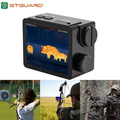 GTGUARD Crossbow Scope Built-In Laser Rangefinder (Black) Range Find Bow Sight