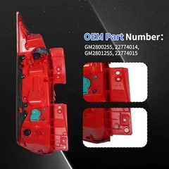 Tail Light Assembly Compatible with Cadillac SRX 2010-2016 Red Driver Left Side