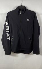 Ariat Women’s Black Team AriatTek Softshell Full Zip Jacket Sz L