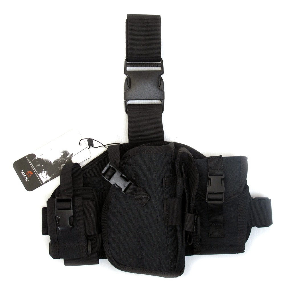 Lancer Tactical CA-324B Molle Platform Drop Leg Holster in Black
