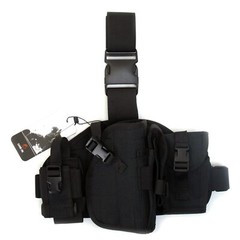 Lancer Tactical CA-324B Molle Platform Drop Leg Holster in Black
