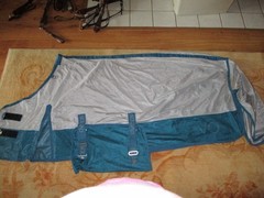 72» ovation Fly sheet with Belly Guard gray & blue