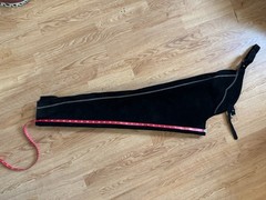 Women’s Black Suede Western Riding Chaps – Medium – Made in USA – 31” Inseam