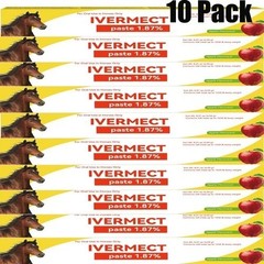 10 Pack In Box Paste Horse Dewormer Apple Flavor wormer EXP 1/2028