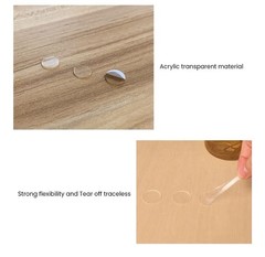 40Pcs 7mm Transparent Traceless Double-Sided Adhesive Dots Strong Bond Stickers