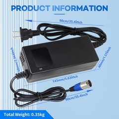 YZPOWER 58.8V 2A Battery Charger for 52V 15Ah Lithium-Ion Battery Packs Featu…